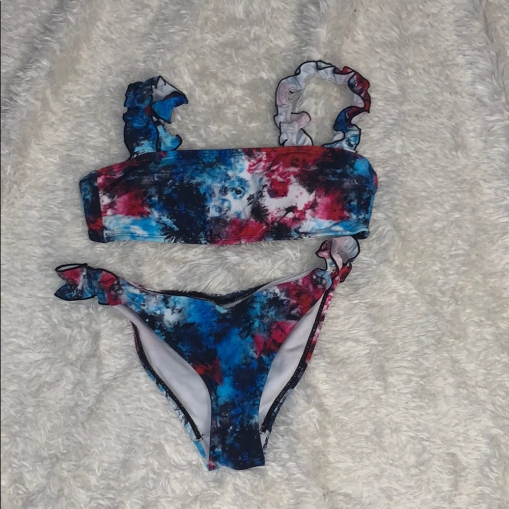 Tye die bathing suit
